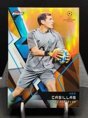 Iker Casillas [Orange Refractor] Soccer Cards 2018 Finest UEFA Champions League Prices