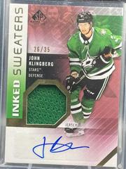 John Klingberg [Patch] Hockey Cards 2021 SP Game Used Inked Sweaters Autograph Prices