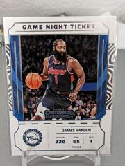 James Harden #3 Basketball Cards 2022 Panini Contenders Game Night Ticket Prices