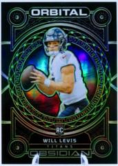 Will Levis [Green Electric Etch] #23 Football Cards 2023 Panini Obsidian Orbital Prices