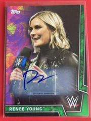Renee Young [Green Autograph] Wrestling Cards 2018 Topps WWE Women's Division Prices