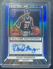 David Thompson [Blue] #10 Basketball Cards 2022 Panini Contenders Optic All-Time Autograph Prices