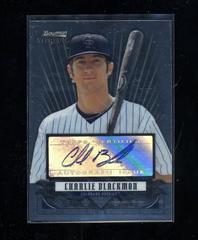 Charlie Blackmon [Autograph] #BSPCB Baseball Cards 2008 Bowman Sterling Prospects Prices