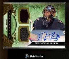 Marc Andre Fleury [Horizontal Autograph Material Gold] Hockey Cards 2020 Upper Deck Artifacts Prices