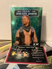 Hangman Adam Page [Green] Wrestling Cards 2022 Upper Deck AEW Main Features Prices