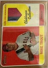 Mike Trout [Gold] Baseball Cards 2018 Topps Heritage Clubhouse Collection Relics Prices