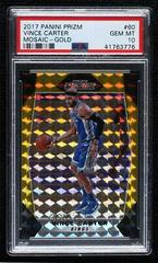 Vince Carter [Gold] #60 Basketball Cards 2017 Panini Prizm Mosaic Prices