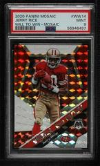 Jerry Rice #WW14 Football Cards 2020 Panini Mosaic Will to Win Prices
