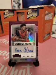 Keve Aluma [Pink] Basketball Cards 2022 Panini Chronicles Draft Picks Contenders College Ticket Autograph Prices