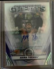 Akira Tozawa Wrestling Cards 2021 Topps Chrome WWE Cruiserweight Greats Autographs Prices