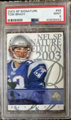 Tom Brady #88 Football Cards 2003 SP Signature Prices