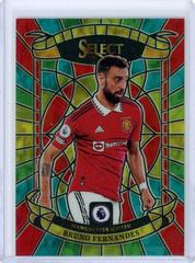 Bruno Fernandes Soccer Cards 2022 Panini Select Premier League Stained Glass Prices