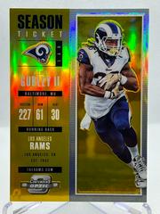 Todd Gurley II [Gold] #48 Football Cards 2017 Panini Contenders Optic Prices