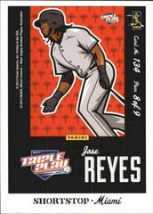 Jose Reyes #134 Baseball Cards 2012 Panini Triple Play Prices
