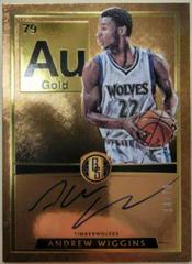 Andrew Wiggins #AU-AW Basketball Cards 2016 Panini Gold Standard AU Autographs Prices
