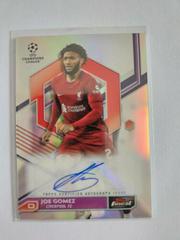 Joe Gomez #A-GO Soccer Cards 2022 Topps Finest UEFA Club Competitions Autographs Prices