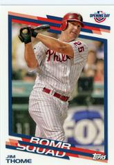 Jim Thome #BS-16 Baseball Cards 2022 Topps Opening Day Bomb Squad Prices