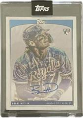 Bobby Witt Jr. [Blue Autograph] #40A Baseball Cards 2022 Topps X Lauren Taylor Prices