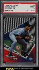 Derek Jeter [Pattern 09] #24B Baseball Cards 1999 Topps Tek Prices