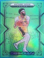 Anthony Davis [Green Flood] #3 Basketball Cards 2021 Panini Obsidian Prices