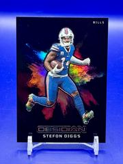 Stefon Diggs #10 Football Cards 2023 Panini Obsidian Black Color Blast Prices