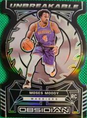 Moses Moody #35 Basketball Cards 2021 Panini Obsidian Unbreakable Prices