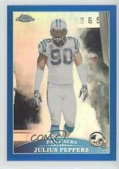 Julius Peppers [Blue Refractor] Football Cards 2009 Topps Chrome Prices