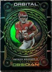 Patrick Mahomes II [Green Electric Etch] #12 Football Cards 2023 Panini Obsidian Orbital Prices