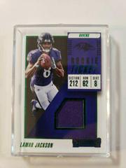 Lamar Jackson #RTS-12 Football Cards 2018 Panini Contenders Rookie Ticket Swatches Prices