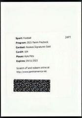 Kyle Pitts [Gold Signature] Football Cards 2021 Panini Playbook Prices