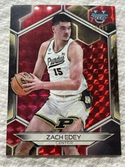 Zach Edey [Geometric Red Refractor] #74 Basketball Cards 2023 Bowman Best University Prices