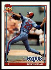 Dennis Boyd #48 Baseball Cards 1991 O Pee Chee Prices