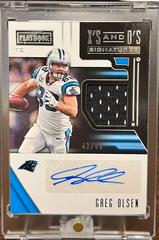 Greg Olsen #XOS-GO Football Cards 2018 Panini Playbook X's and O's Signatures Prices
