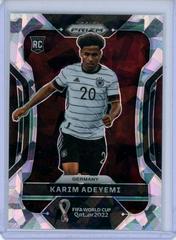 Karim Adeyemi [Ice] Soccer Cards 2022 Panini Prizm World Cup Prices