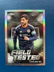 Carles Gil #FT-16 Soccer Cards 2022 Topps Chrome MLS Field Tested Prices