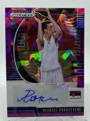 Aleksej Pokusevski [Purple Ice] Basketball Cards 2020 Panini Prizm Draft Picks Autographs Prices