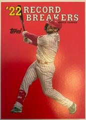 Bryce Harper #RB-6 Baseball Cards 2023 Topps Oversized Record Breakers Prices