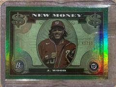 James Wood [Green] Baseball Cards 2023 Bowman Platinum New Money Prices