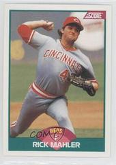 Rick Mahler #79T Baseball Cards 1989 Score Traded Prices