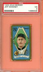 Jeff Sweeney Baseball Cards 1911 T205 Gold Border Prices