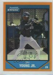 Eric Young Jr. #BC120 Baseball Cards 2007 Bowman Chrome Prospects Prices