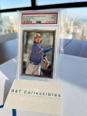 Bo Bichette [Chrome Refractor] #78 Baseball Cards 2019 Bowman Heritage Prices
