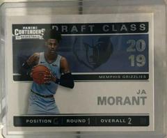 JA Morant Basketball Cards 2019 Panini Contenders Draft Class Prices