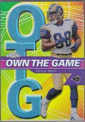 Torry Holt [Refractor] #OG21 Football Cards 2002 Topps Chrome Own the Game Prices