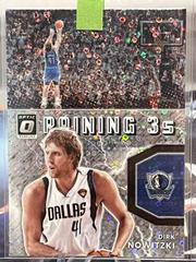 Dirk Nowitzki [Holo Fast Break] #18 Basketball Cards 2021 Panini Donruss Optic Raining 3s Prices