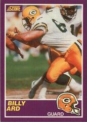 Billy Ard Football Cards 1989 Panini Score Supplemental Prices