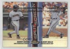 Albert Belle, Barry Bonds [Refractor/ Non Refractor] Baseball Cards 1999 Finest Split Screen Prices