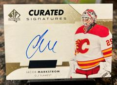 Jacob Markstrom Hockey Cards 2022 SP Authentic Curated Signatures Prices