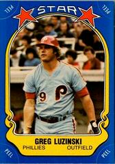Greg Luzinski #75 Baseball Cards 1981 Fleer Star Stickers Prices