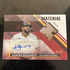 Xander Bogaerts [Red] #MLMA-XB Baseball Cards 2024 Topps Major League Material Autograph Prices